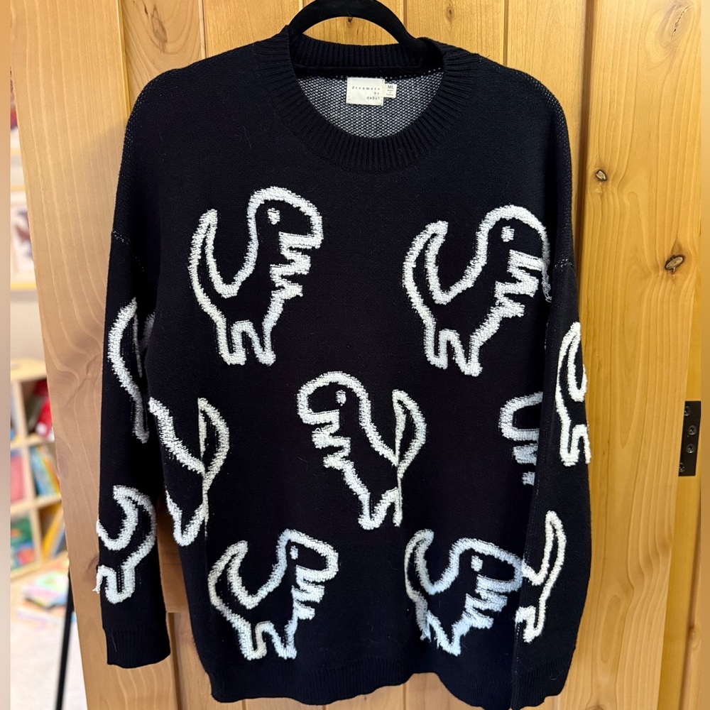 Dreamers by Debut — 3D TRex Sweater — Size M/L — NWOT